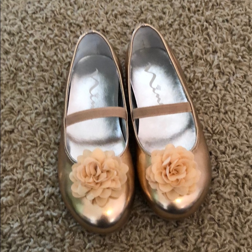 Nina rose gold  dress shoes